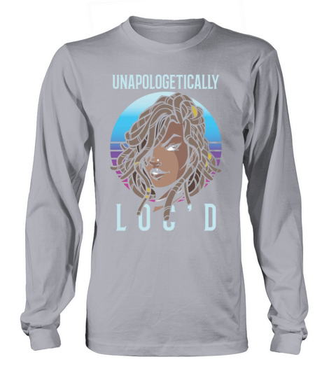 Locd Up Afro Hair Black American African Girl Long sleeved Unisex