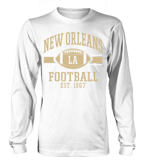 New Orleans Football Vintage Louisiana Nola Saint Long sleeved Unisex