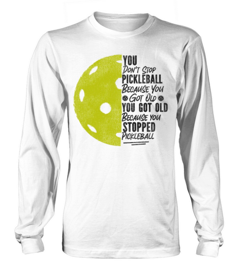 Pickleball Grandma Grandpa Vintage Long sleeved Unisex