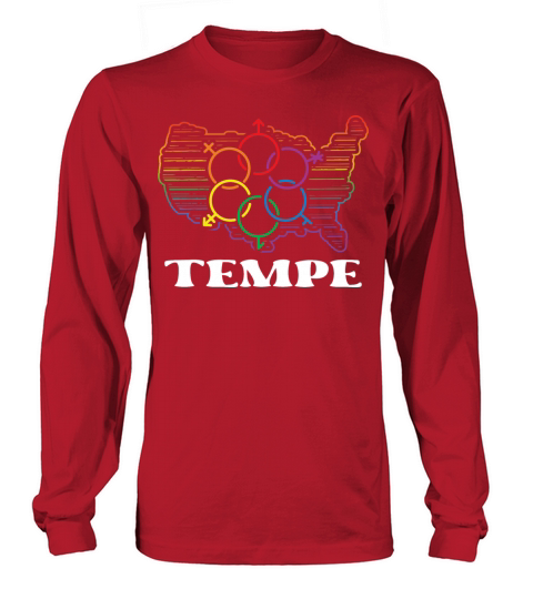 Tempe Pride Month Pride Flag LGBT Community LGBTQ Long sleeved Unisex