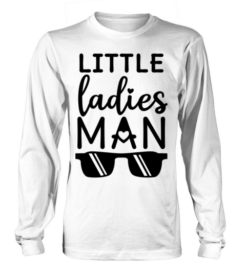 Valentimes Day Little Ladies Man Valentine Day Gif Long sleeved Unisex