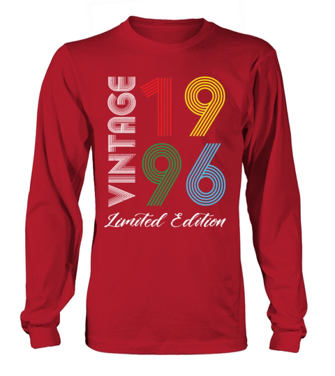 Vintage 1996 Vintage Birthday Retro Vintage Long sleeved Unisex