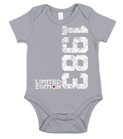40th BIRTHDAY LIMITED EDITION 1983 VINTAGE Short Sleeve Baby One-Piece