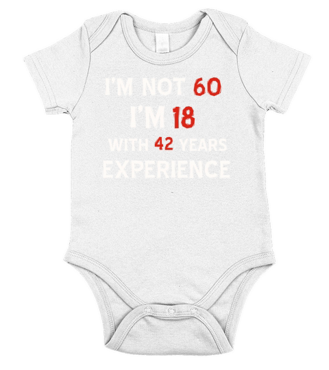 60th birthday designs Short Sleeve Baby One-Piece