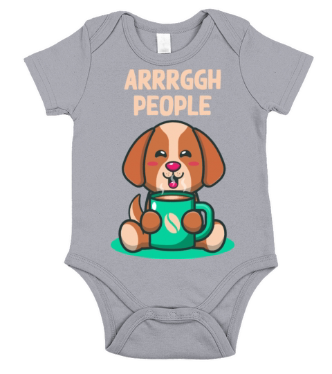 Arrrggh People Introvert Sayings Antisocial Quotes Short Sleeve Baby One-Piece