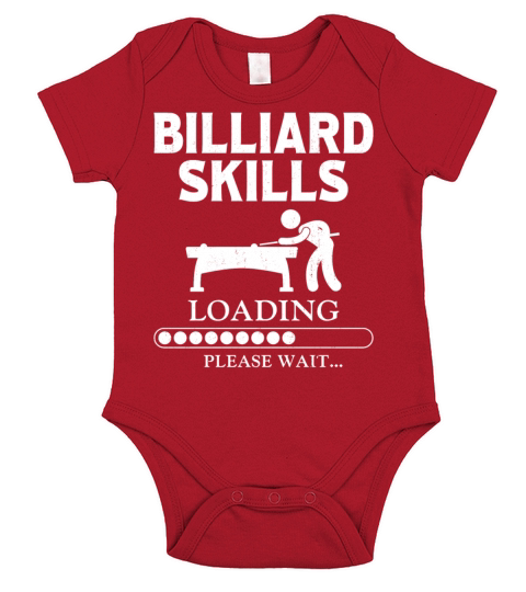 Billiards Pool Player Ball Vintage Short Sleeve Baby One-Piece