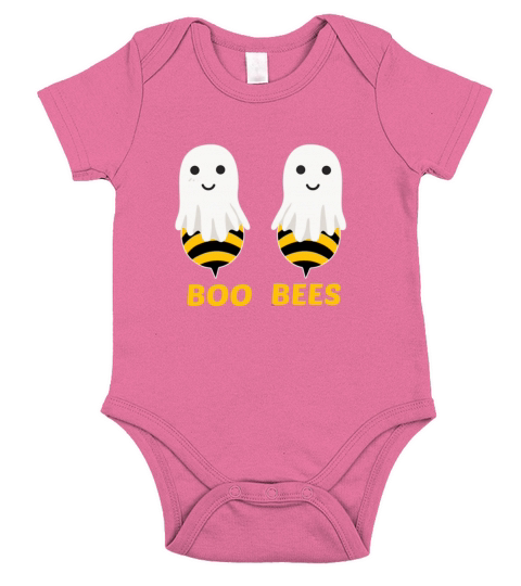 Boo Bees Couples Halloween Costume Funny Shirt Short Sleeve Baby One-Piece
