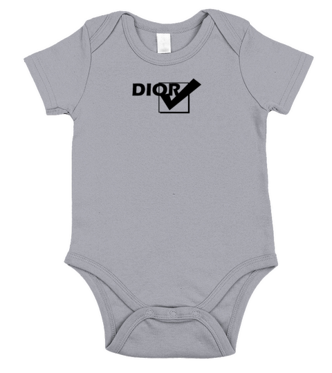 Dior Tshirt Short Sleeve Baby One-Piece