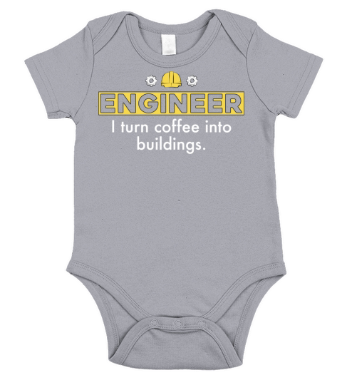 Funny Civil Engineer Quote For Coffee Lover Cool Short Sleeve Baby One-Piece