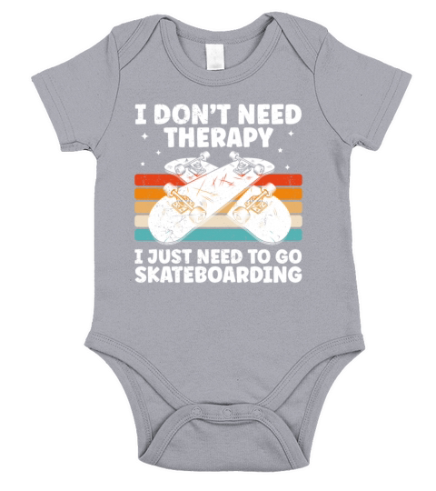 Funny Skateboarding Design For Skateboarder Cool Short Sleeve Baby One-Piece