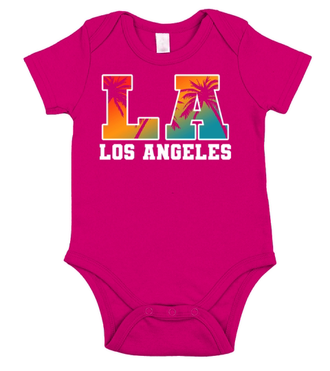 Los Angeles LA California Gift Short Sleeve Baby One-Piece