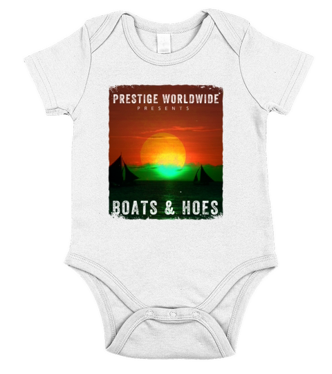 prestige worldwide presents boats and hoes Short Sleeve Baby One-Piece