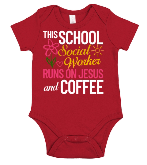 School Social Worker Quotes Appreciation Office Short Sleeve Baby One-Piece