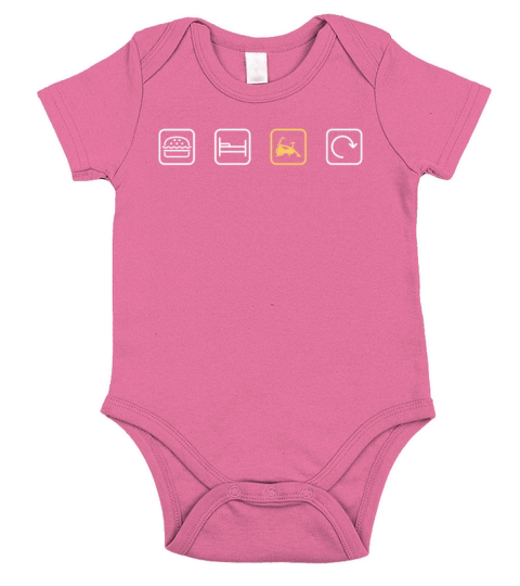 Spin And Indoor Cycling Apparel Short Sleeve Baby One-Piece