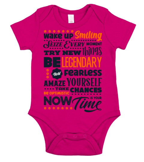 The Inspirational Quotes Short Sleeve Baby One-Piece