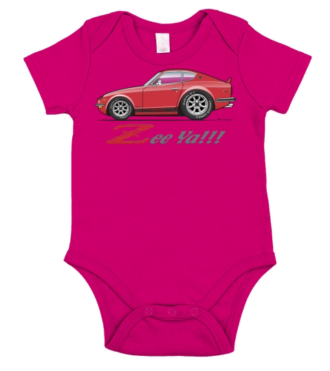 zee Monte Carlo Red Short Sleeve Baby One-Piece