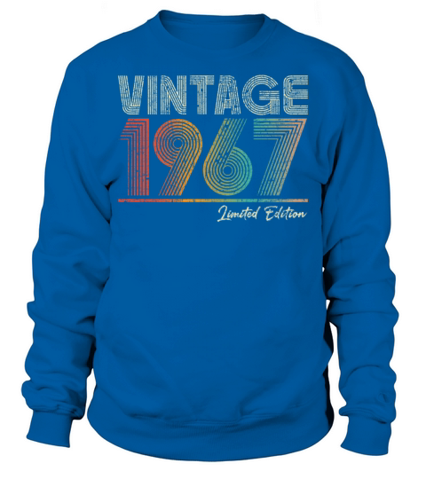56 Years Old Vintage 1967 56th Birthday Gifts Sweatshirt Unisex
