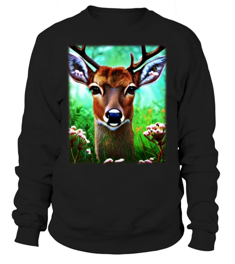 Forest animal deer design Sweatshirt Unisex