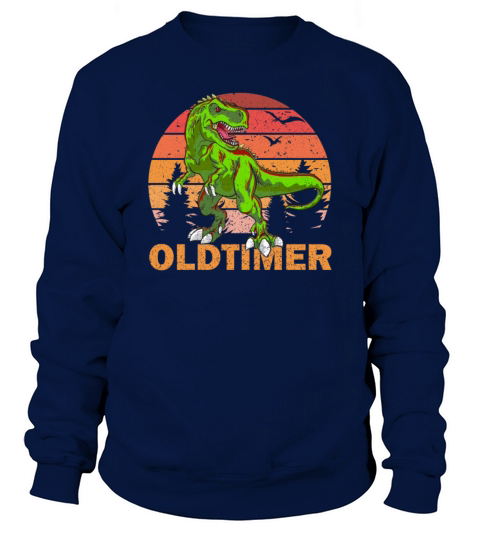 Vintage Dino T-Rex Men Dad Fathers Day Sweatshirt Unisex