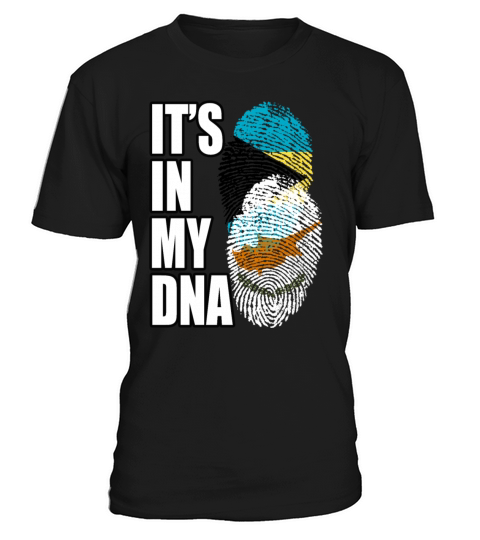 Cypriot And Bahamian Mix Heritage DNA Flag T-Shirt Unisex