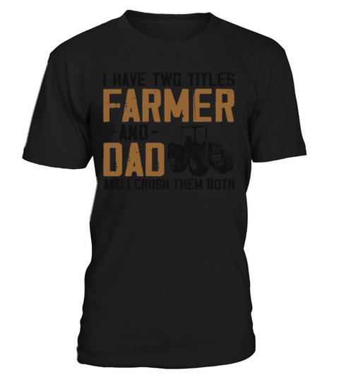 Farming Farmer Dad Father Vintage T-Shirt Unisex