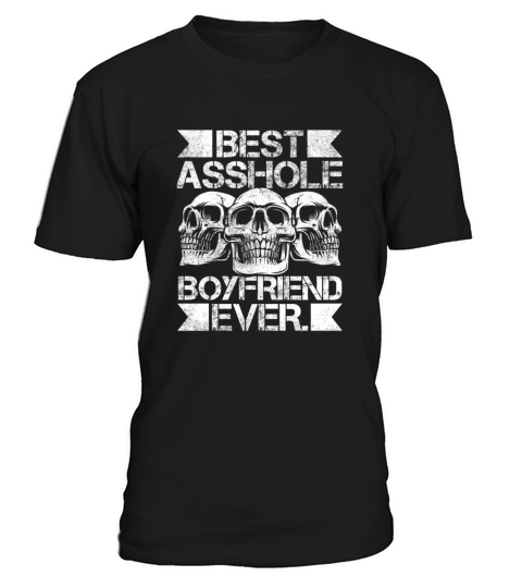 Funny Asshole Boyfriend Couple Love Skull T-Shirt Unisex