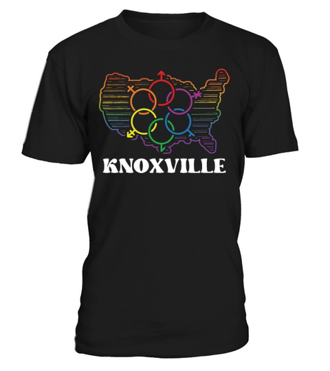 Knoxville Pride Flag Pride Month LGBTQ Flag LGBT C T-Shirt Unisex