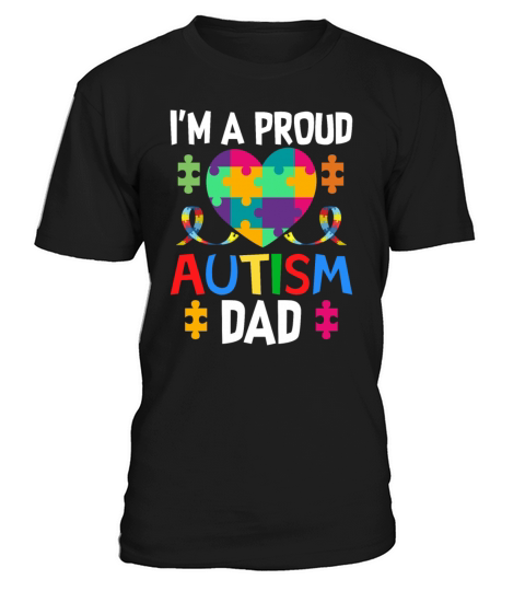 Proud Dad Autism Awareness Family Matching T-Shirt Unisex