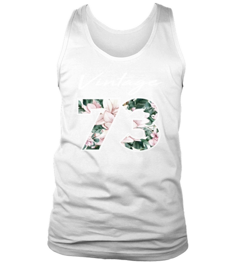 1973 Vintage born in Retro age Birthday gift idea Tank Top Unisex