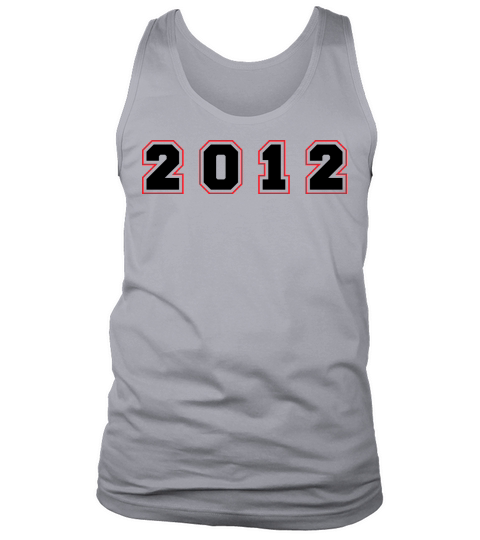 2012 Year Number Tank Top Unisex