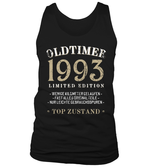 30th Birthday Vintage 1993 Tank Top Unisex
