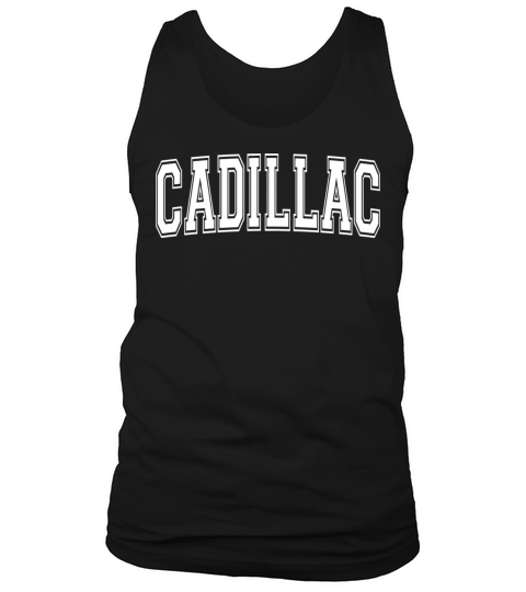Cadillac Mi Michigan Usa Vintage Sports Varsity St Tank Top Unisex