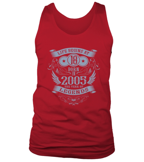 Coming of Age Gifts Vintage 2005 Vintage Birthday Tank Top Unisex