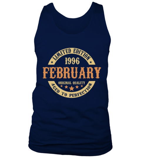 February 1996 Vintage Birthday Present Tank Top Unisex