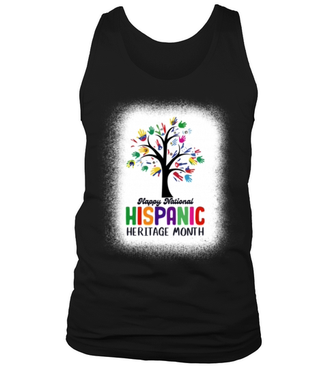 Happy National Hispanic Heritage Month Tree Tank Top Unisex