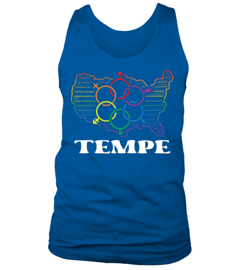 Tempe Pride Month Pride Flag LGBT Community LGBTQ Tank Top Unisex