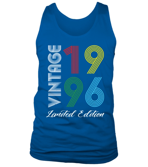 Vintage 1996 Vintage Birthday Retro Vintage Tank Top Unisex