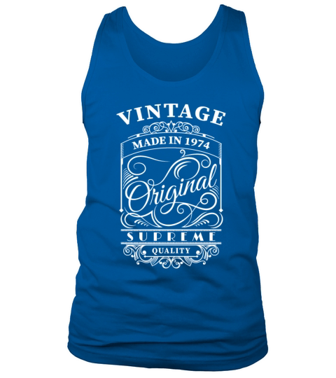 Vintage made in 1974 Tank Top Unisex