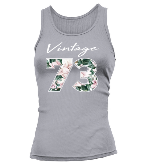 1973 Vintage born in Retro age Birthday gift idea Tank top Woman
