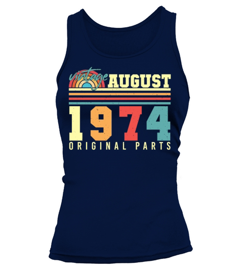 1974 August Vintage Tank top Woman