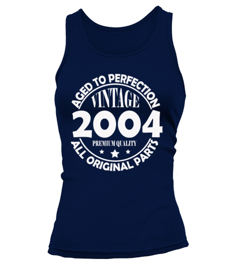 2004 vintage vintage retro birthday gift Tank top Woman