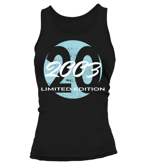 20th birthday men women 20 years 2003 vintage Tank top Woman