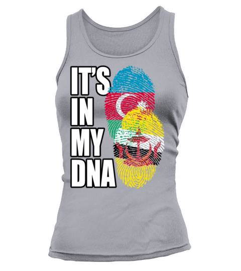 Azerbaijani And Bruneian Mix Heritage DNA Flag Tank top Woman