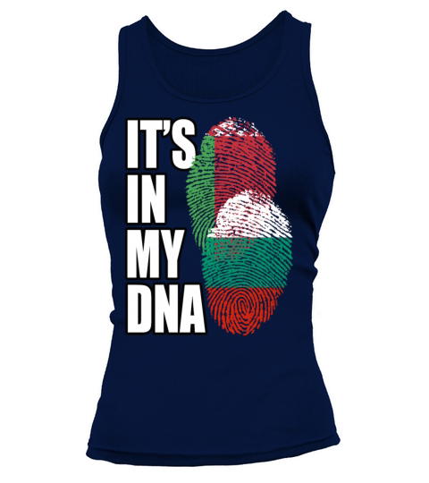 Bulgarian And Belarusian Mix Heritage DNA Flag Tank top Woman