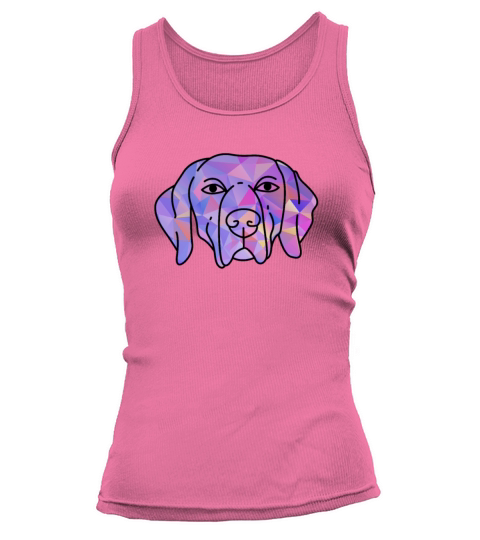 Colorful Weimaraner Tank top Woman