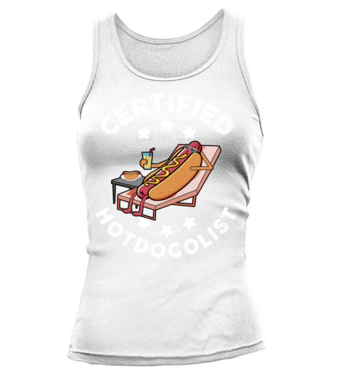 Cool Hot Dog Design For Men Women Boys Sausage Hot Tank top Woman