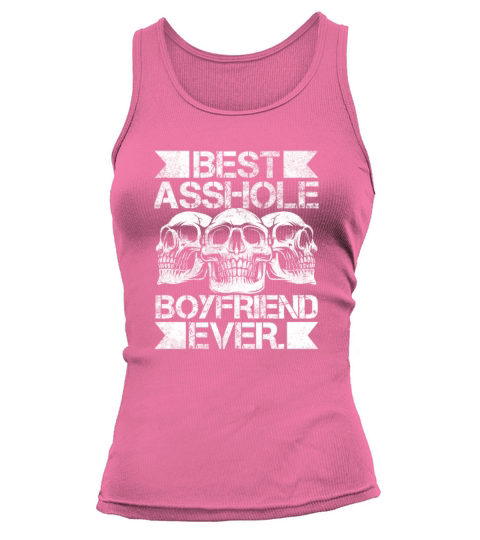 Funny Asshole Boyfriend Couple Love Skull Tank top Woman