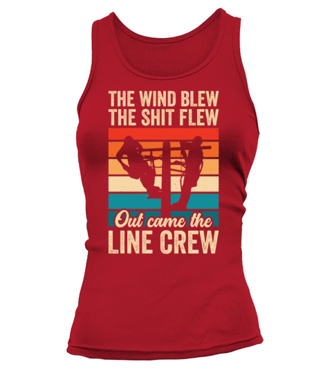 Funny Electrical Lineman Saying Thank A Lineman Tank top Woman