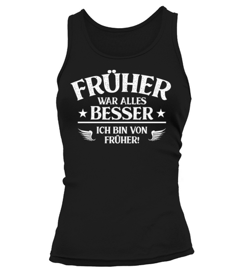 Funny German Quote Black Humour Tank top Woman