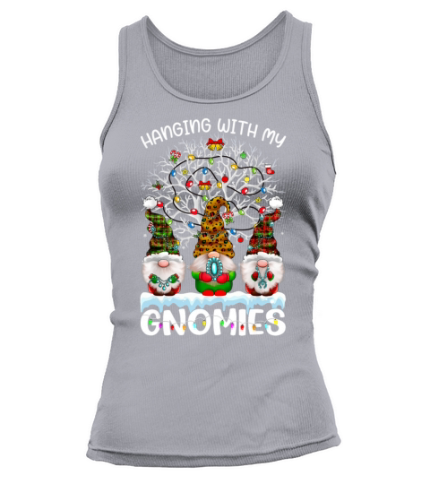 Hanging With My Gnomies Nordic Santa Gnome Christm Tank top Woman